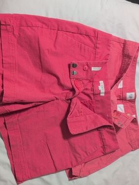Bundle Of 2 X Vibrant Color Cotton Women's Shorts, Gap , Loft